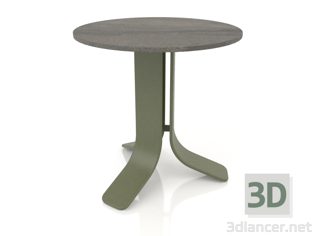 modello 3D Tavolino Ø50 (Verde oliva, DEKTON Radium) - anteprima