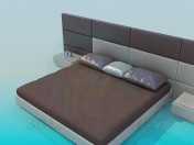Кровать с тумбочками