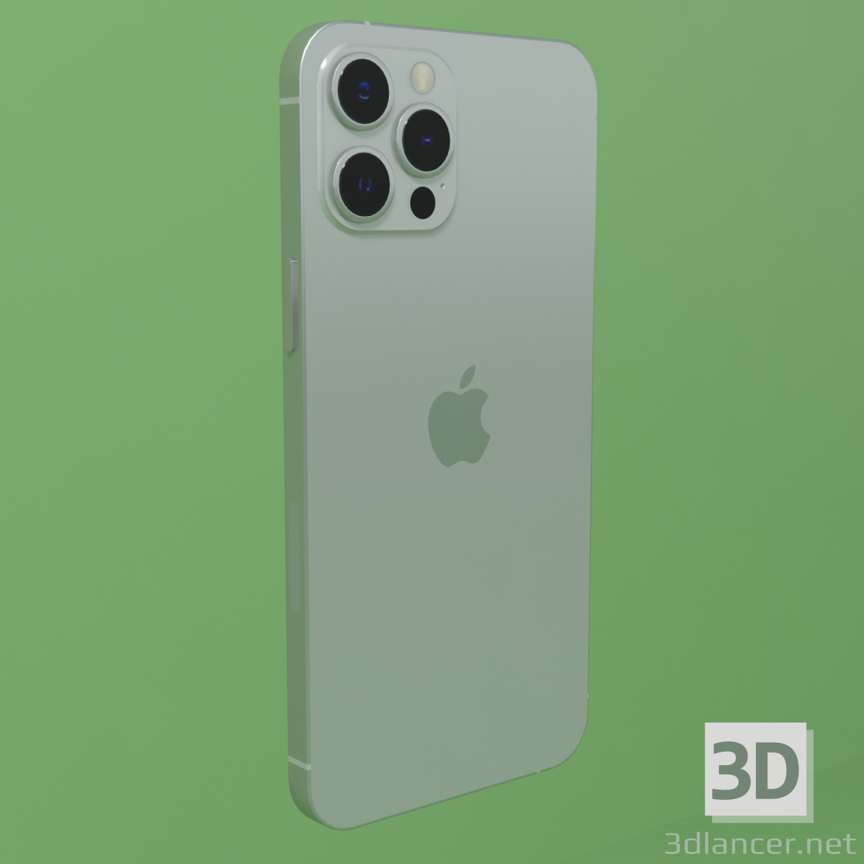 3D İPhone 12 Pro max akıllı telefon modeli satın - render