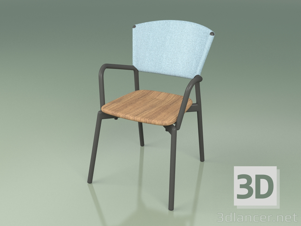3D modeli Sandalye 021 (Metal Duman, Gökyüzü) - önizleme
