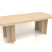 Modelo 3d Mesa de jantar DT 14 (2200x1000x796, madeira branca) - preview