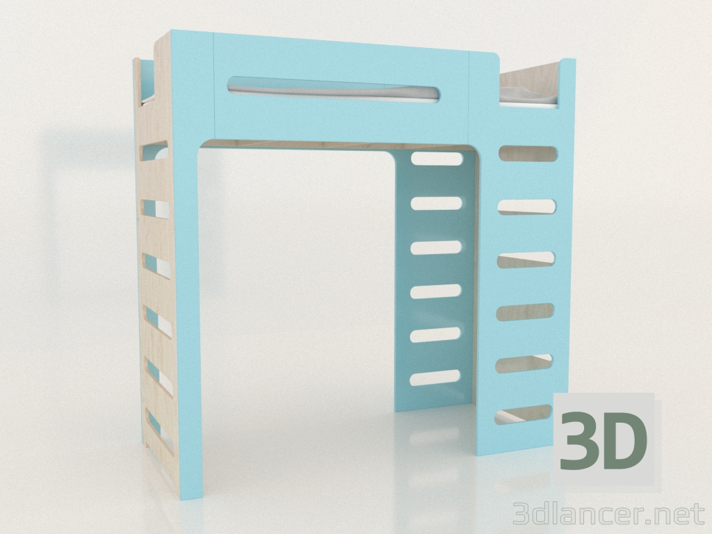 3D modeli Loft yatak MOVE GR (FBMGR1) - önizleme