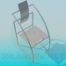 3D modeli Fütüristik sandalye - önizleme