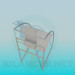 3D modeli Fütüristik sandalye - önizleme
