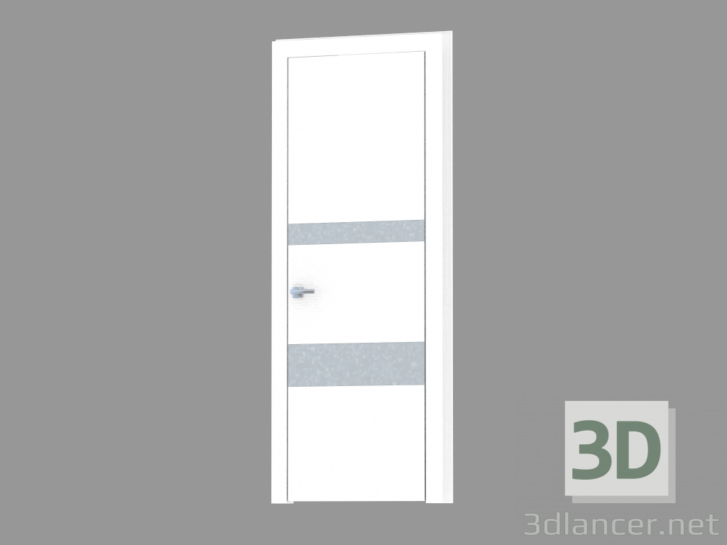 3d модель Дверь межкомнатная (78st.31 silver) – превью