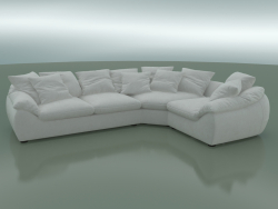 Canapé d'angle Ilaria (3560 x 2670 x 710, 356IL-267-CR)