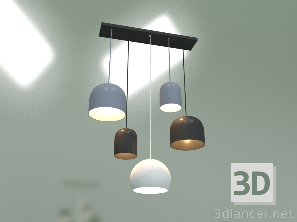 3d model Pendant lamp 2829 - preview
