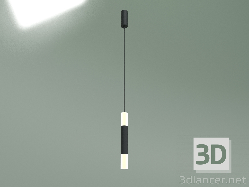 Modelo 3d Lâmpada LED suspensa Axel 50210-1 LED (preto) - preview