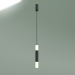 3d модель Подвесной светодиодный светильник Axel 50210-1 LED (черный) – превью