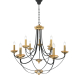 3d Ceiling chandelier (9 lights) model buy - render