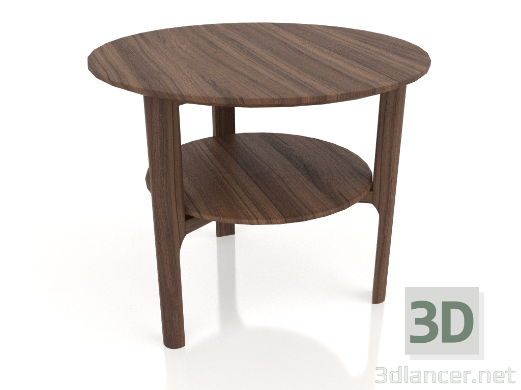 3D modeli Yan sehpa, ceviz kaplama (Y 50 D 59,5 cm) - önizleme