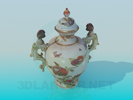3D Modell Tee-Karaffe - Vorschau