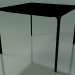 3D Modell Quadratischer Tisch 0804 (H 74 - 100 x 100 cm, Laminat Fenix F02, V39) - Vorschau