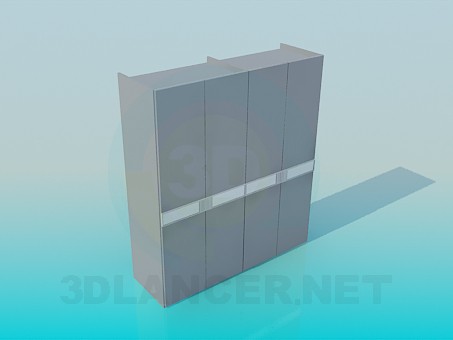 3d model Wardrobe for clothes - preview