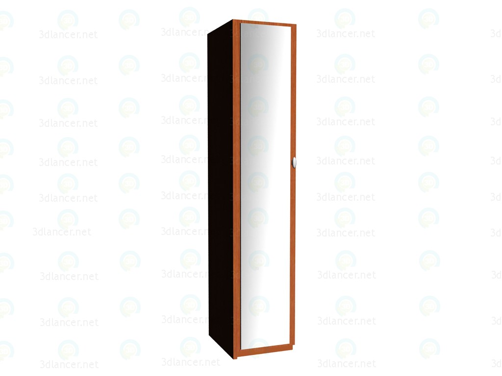 3d модель Приставка к шкафу 2-дверному c зеркалом – превью