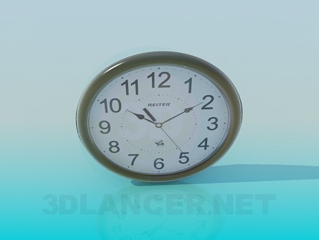 3d model Wall Clock - preview