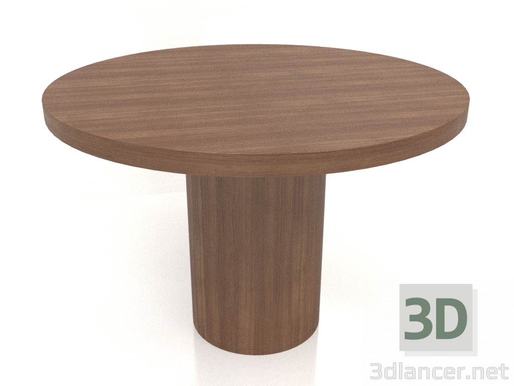 3d model Dining table DT 011 (D=1100x750, wood brown light) - preview