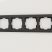 3D Modell Rahmen für 4 Pfosten Stark (schwarz) - Vorschau
