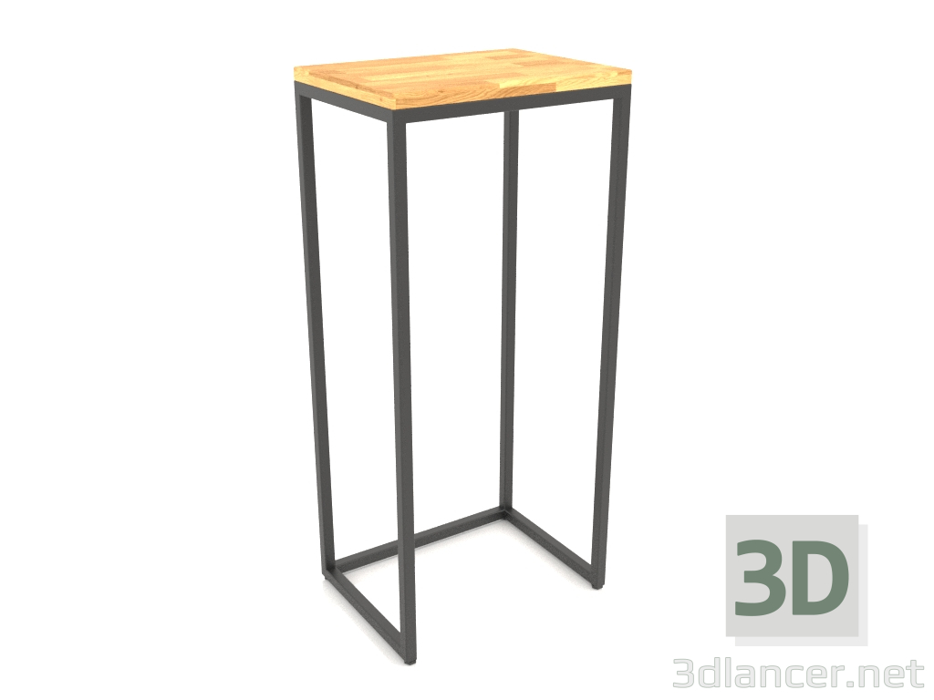 3D modeli Dikdörtgen Konsol (AHŞAP ZEMİN, 40x30x86) - önizleme