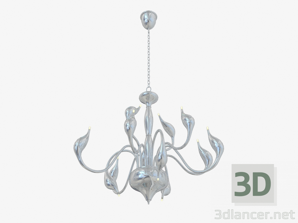 modèle 3D Lustre pendentif Cigno Collo (751124) - preview