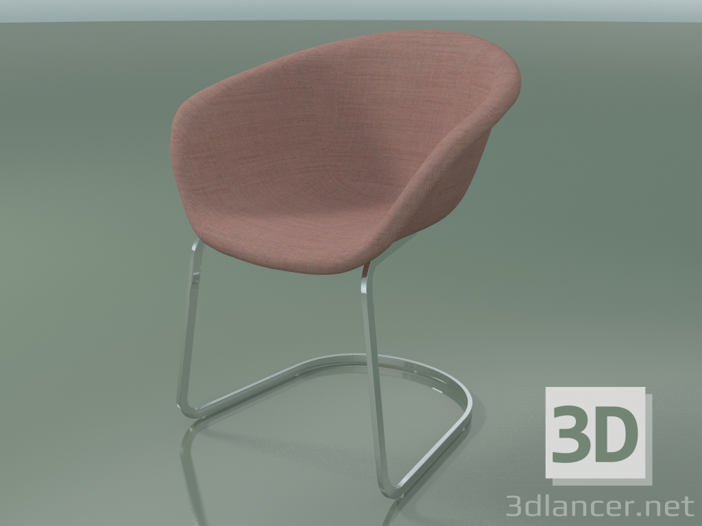 modèle 3D Chaise 4234 (sur la console, avec rembourrage f-1221-c0614) - preview