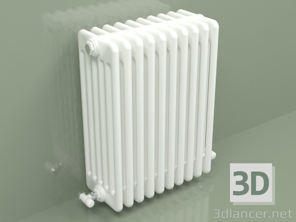 3D Modell Kühler TESI 6 (H 600 10EL, Standardweiß) - Vorschau