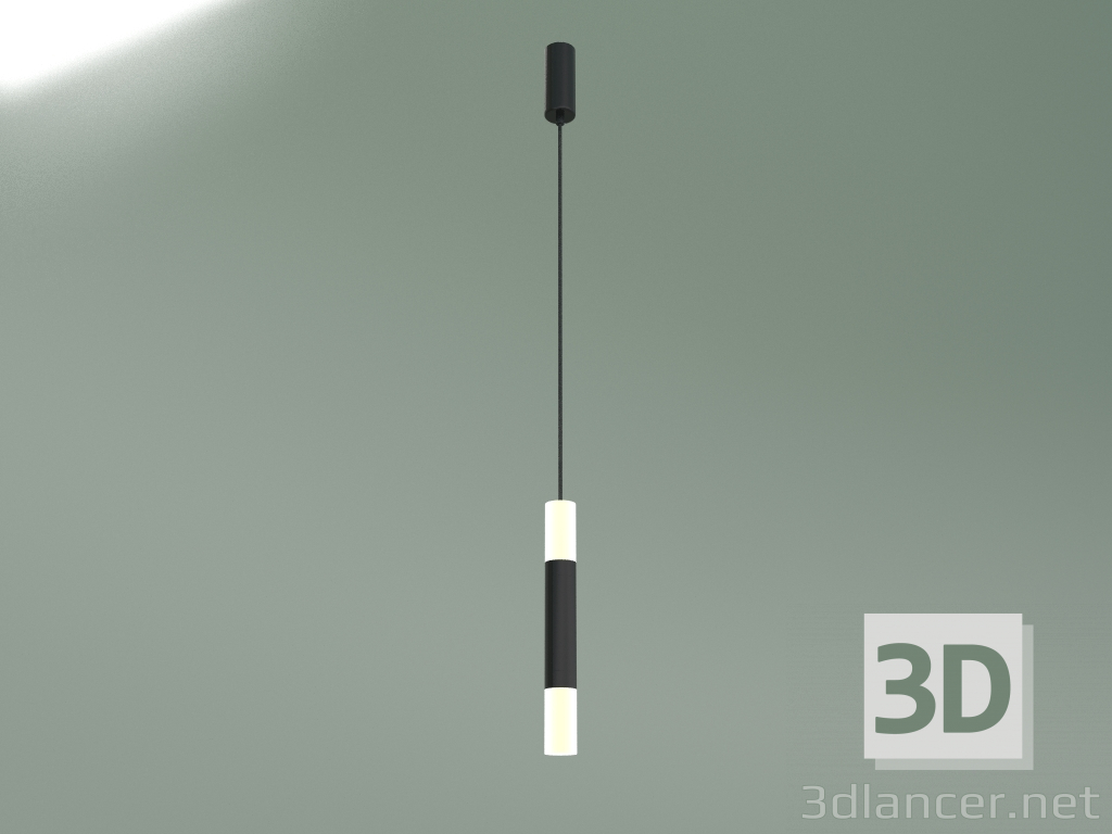 modello 3D Lampada a sospensione LED Axel 50210-1 LED (nero perla) - anteprima