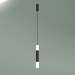 modello 3D Lampada a sospensione LED Axel 50210-1 LED (nero perla) - anteprima