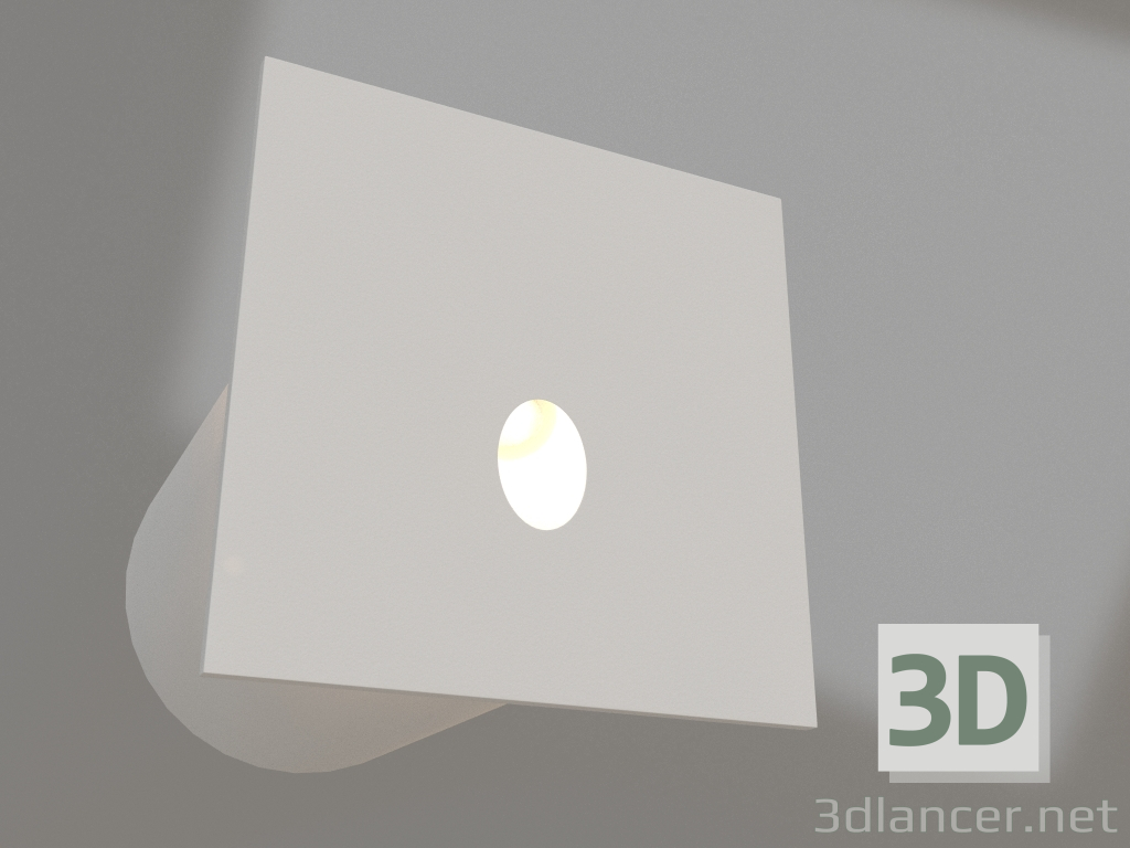 modèle 3D Lampe LT-GAP-S70x70-3W Warm3000 (WH, 30°) - preview