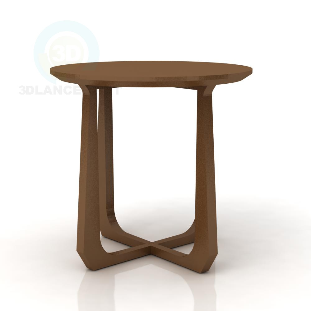 3d model danish side table - preview