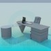Modelo 3d Mesas executivo - preview