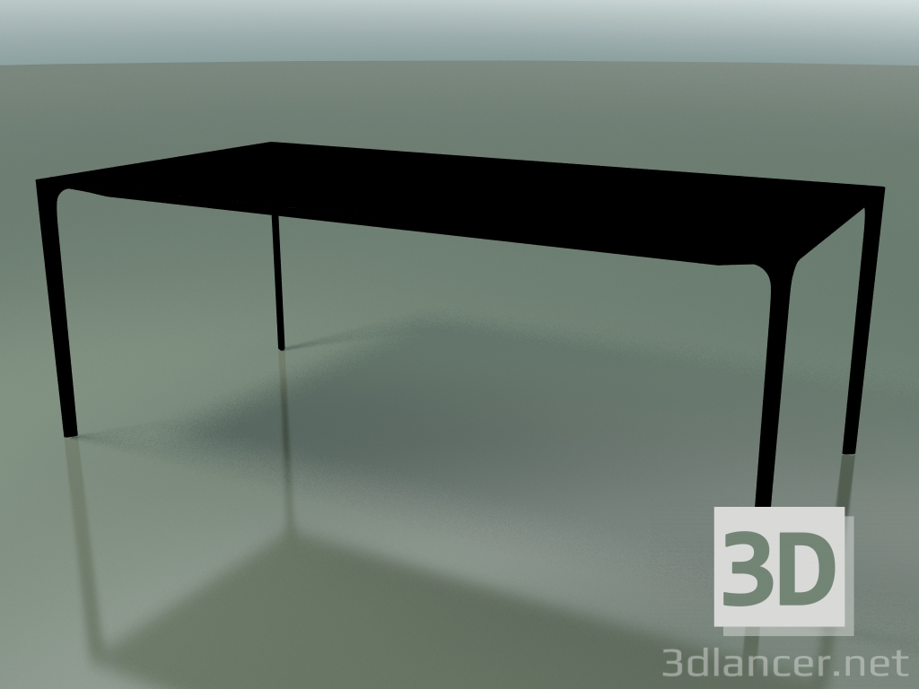3D Modell Rechteckiger Tisch 0805 (H 74 - 100x200 cm, Laminat Fenix F02, V39) - Vorschau