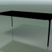modèle 3D Table rectangulaire 0805 (H 74 - 100x200 cm, stratifié Fenix F02, V39) - preview