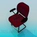 3D Modell Stuhl im Büro - Vorschau