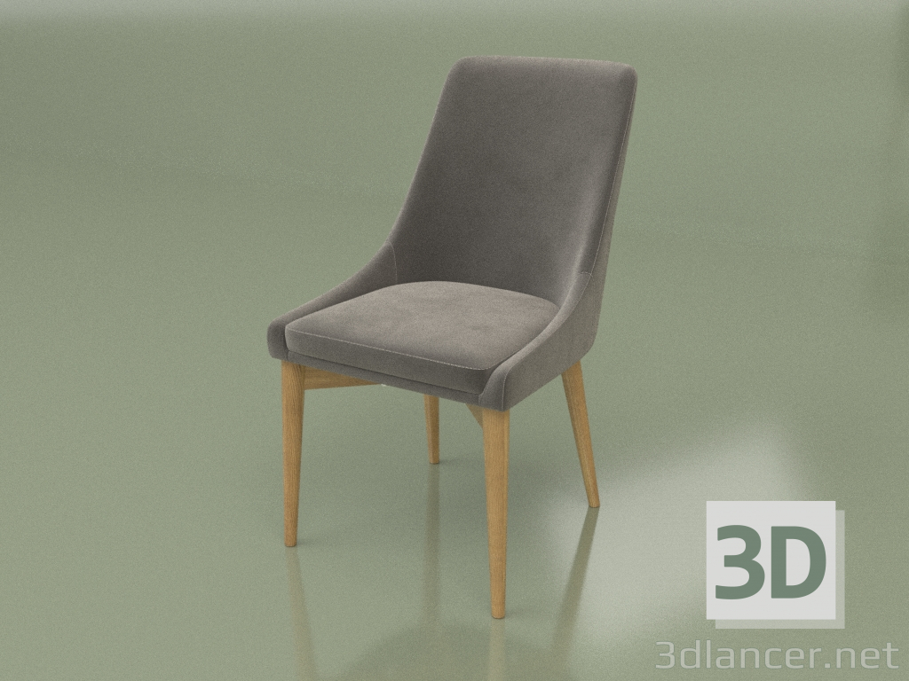 3d model Chair Miami (Oak) - preview