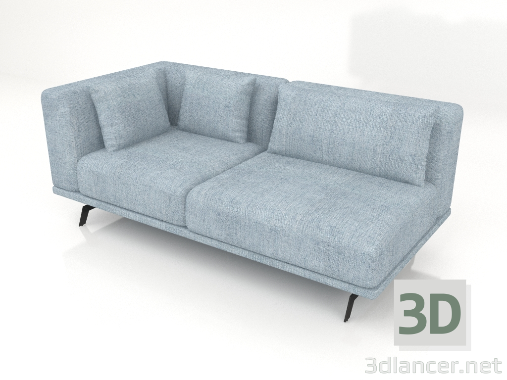 3d model Galaxy 12 sofa module - preview