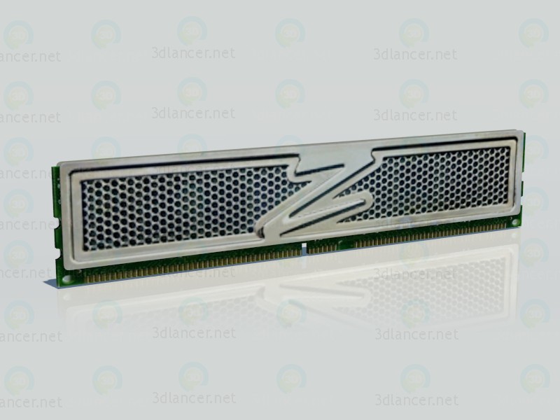 Modelo 3d Stick de memória RAM - preview