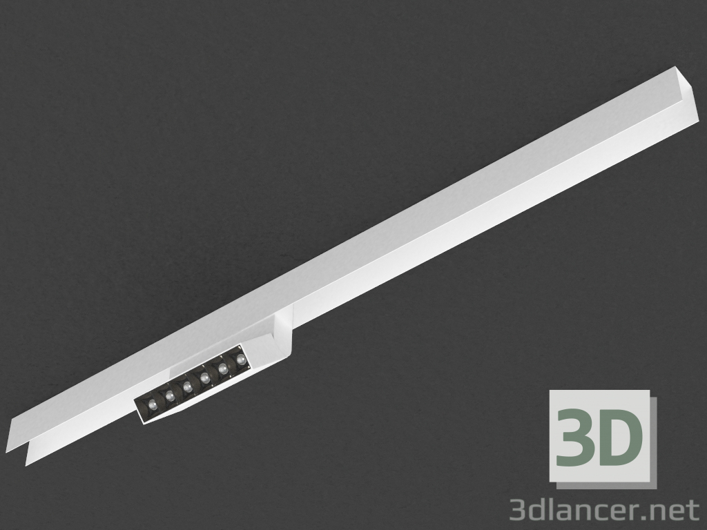3d model La lámpara LED para la barra colectora magnética (DL18786_06M blanco) - vista previa