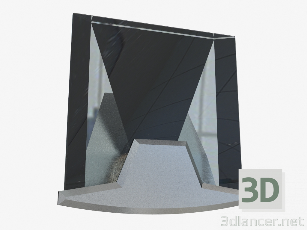 3D modeli Duvar lambası 523 Aurora Parete 14 - önizleme