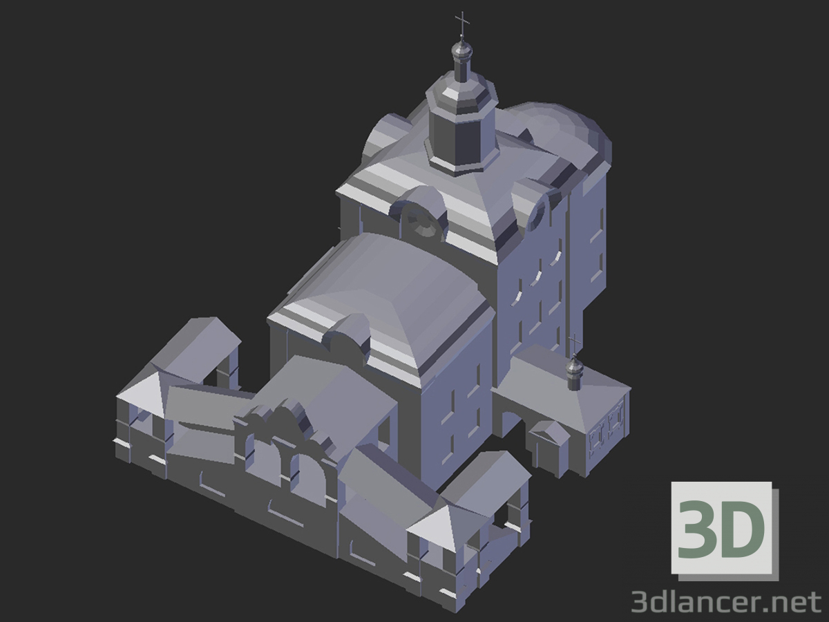 3D Modell Smolensk Trinity Cathedral - Vorschau