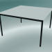 3d model Square table Base 128x128 cm (White, Black) - preview