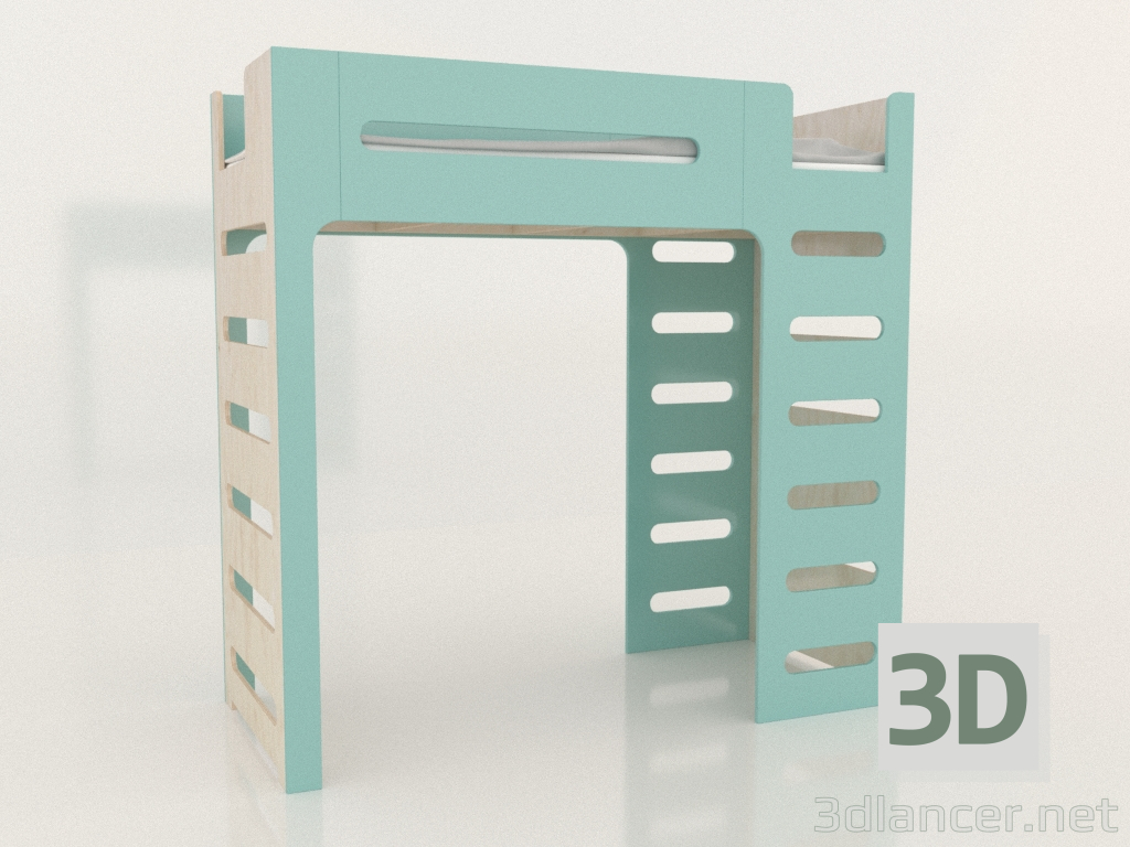 modèle 3D Lit mezzanine MOVE GR (FTMGR1) - preview