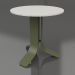 modello 3D Tavolino Ø50 (verde oliva, DEKTON Sirocco) - anteprima