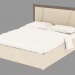 3d model Double bed L1IMONC - preview
