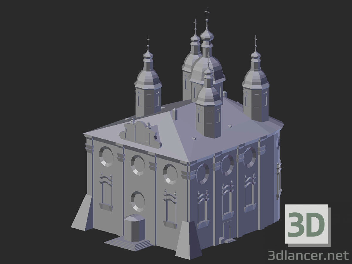 3D modeli Smolensk. Varsayım Katedrali - önizleme