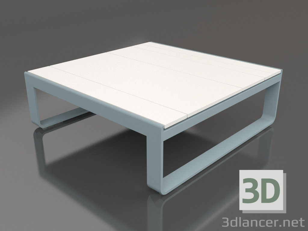 3d model Coffee table 90 (White polyethylene, Blue gray) - preview