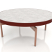 3 डी मॉडल गोल कॉफ़ी टेबल Ø90x36 (वाइन रेड, डेकटन क्रेटा) - पूर्वावलोकन