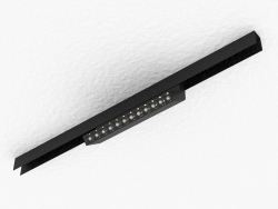 La lámpara LED para la barra colectora magnética (DL18786_12M Negro)