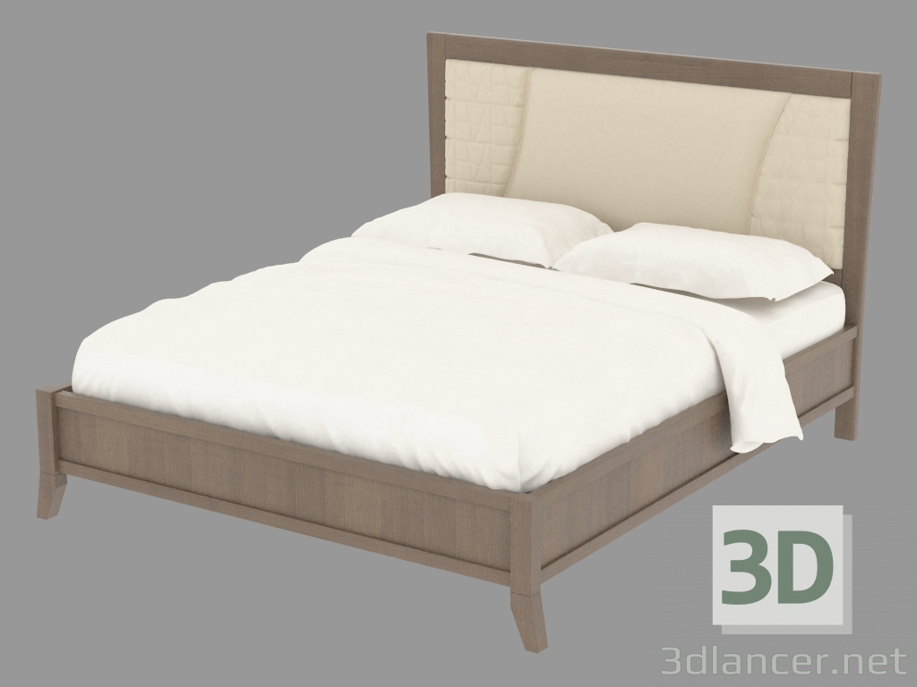 3d модель Кровать двуспальная L1IMONL – превью