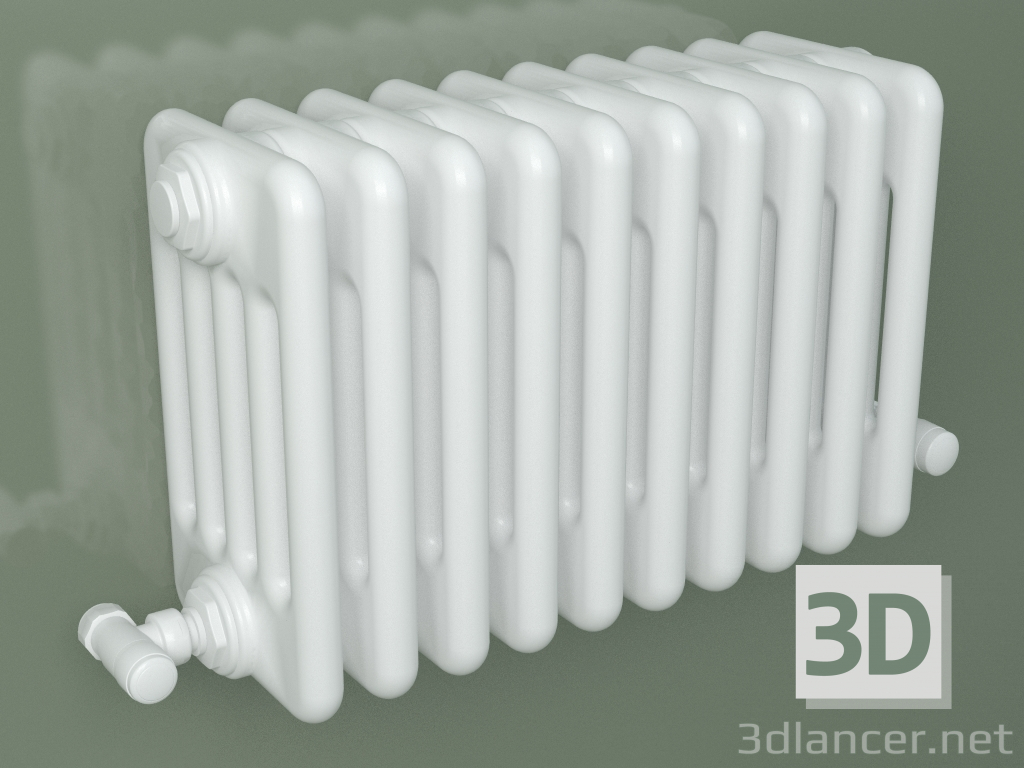 modello 3D Radiatore tubolare PILON (S4H 5 H302 10EL, bianco) - anteprima